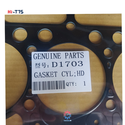 シリンダーヘッドガスケットD1703 メタル 1G750-03312 エンジン部品用 ガスケット シリンダーヘッド