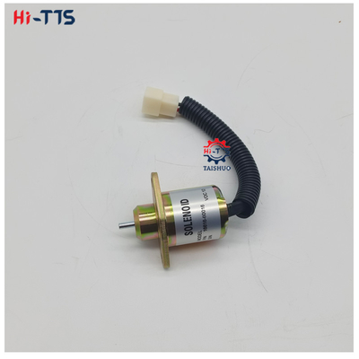 12V掘削機エンジン部品 燃料停止電磁弁 16616-80016