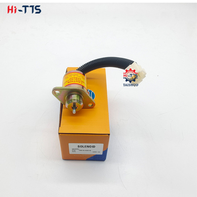 12V掘削機エンジン部品 燃料停止電磁弁 16616-80016