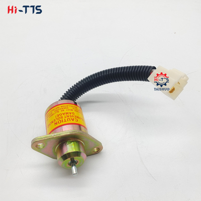 12V掘削機エンジン部品 燃料停止電磁弁 16616-80016