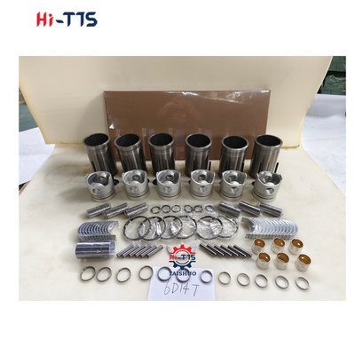 6D14T エグババター用エンジンキット E120 E140 E180 ラインナー,ピストン,リング,バルブ,ブッシング,フルガスケットキット