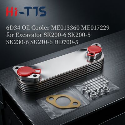 お買い得 5P 6D34 オイルクーラー ME013360 ME017229 掘削機用 SK200-6 SK200-5 SK230-6 SK210-6 HD700-5 オンライン