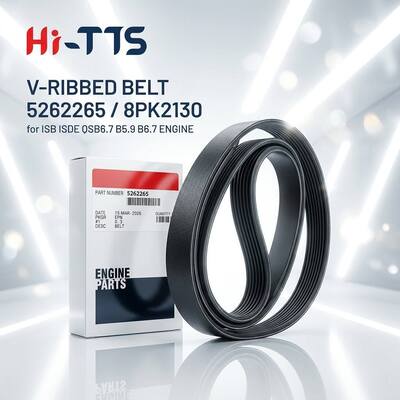 お買い得 5262265 8PK2130 8PK2120.9 ISB ISDE QSB6.7 B4用のVリブベルト/ファンベルト5、B59、B67 オンライン