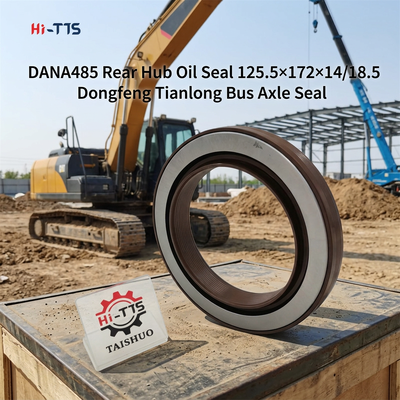 DANA 485 後部ハブオイルシール OE 3104081-ZM01A サイズ 125.5×172×14/18.5 ダンフェン・ティアンロン・天津重型トラック&客車バス 後部軸交換シール